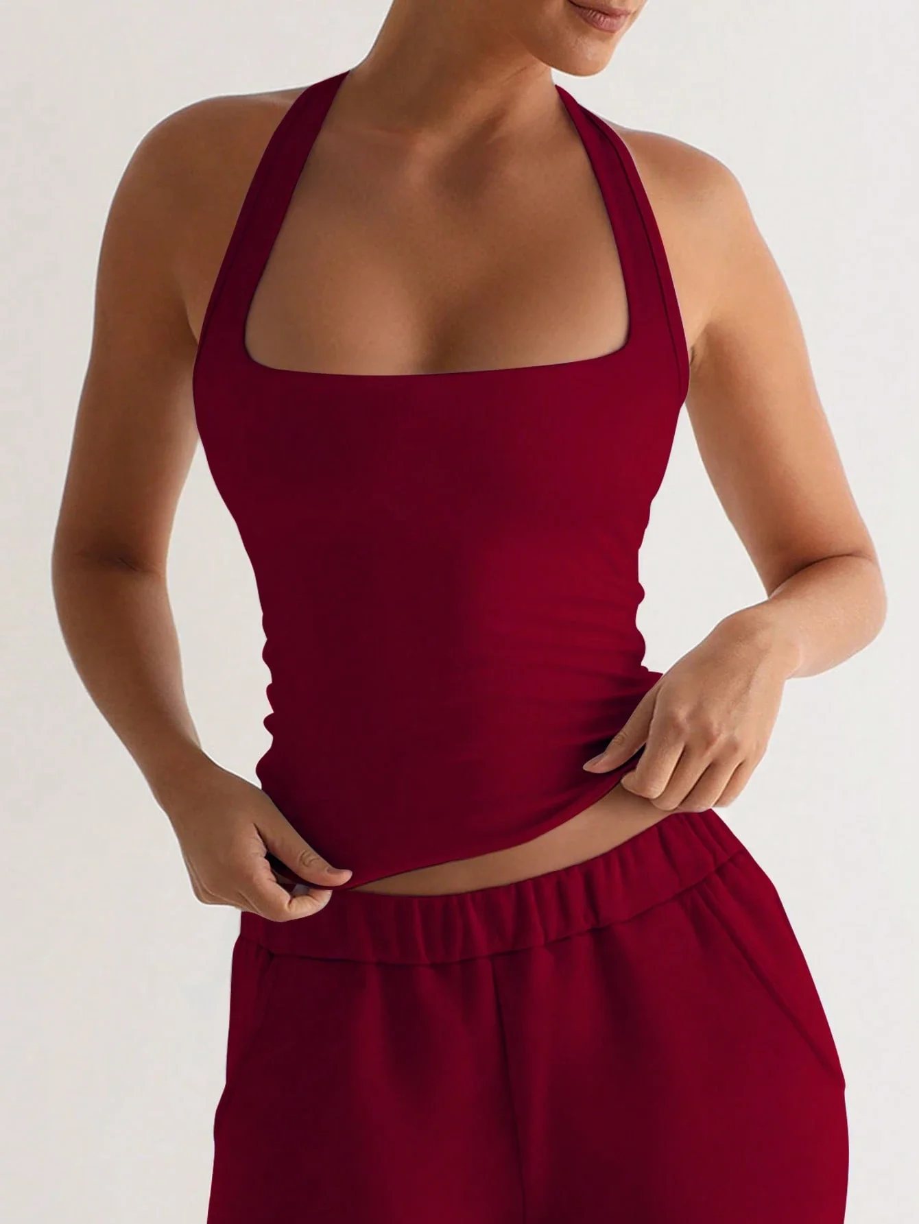 Minimalist Halter Tank Top - Image 15