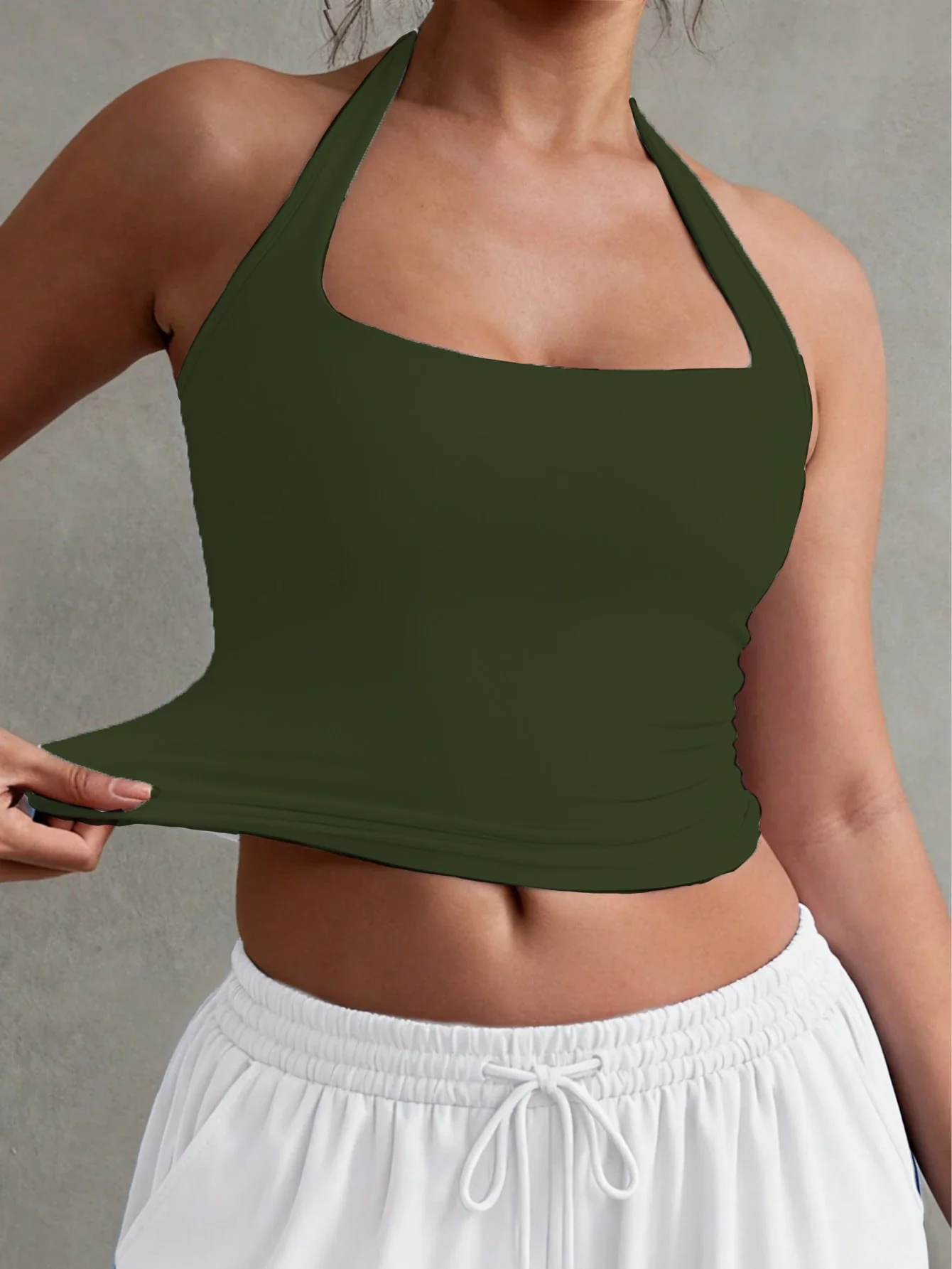 Minimalist Halter Tank Top - Image 23