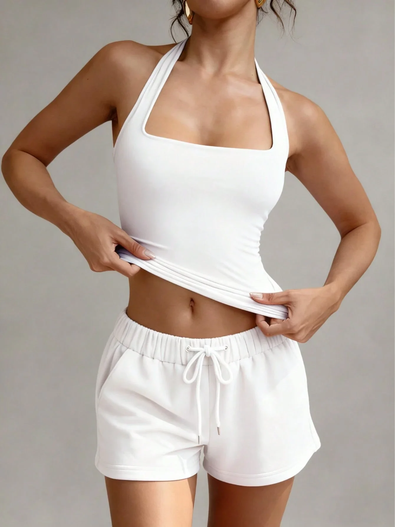 Minimalist Halter Tank Top - Image 26