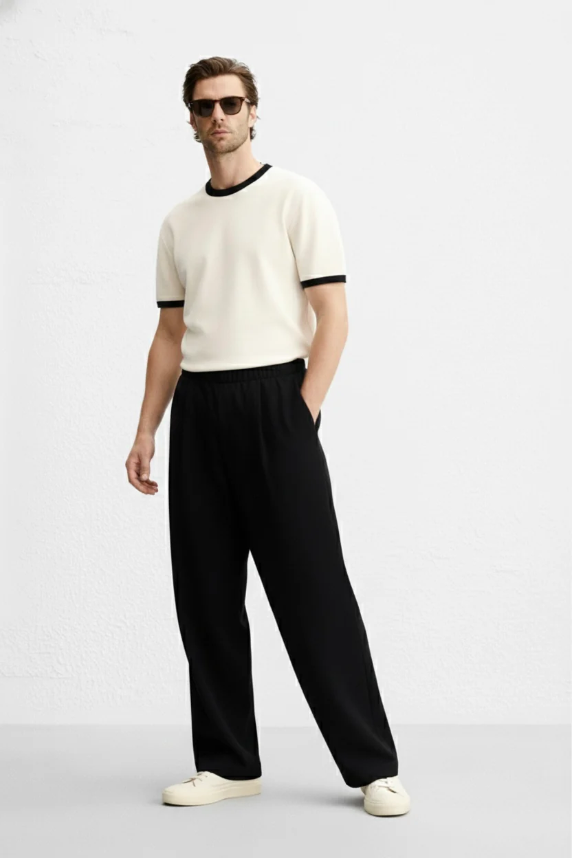 Modern Basic Baggy Pants - Image 10