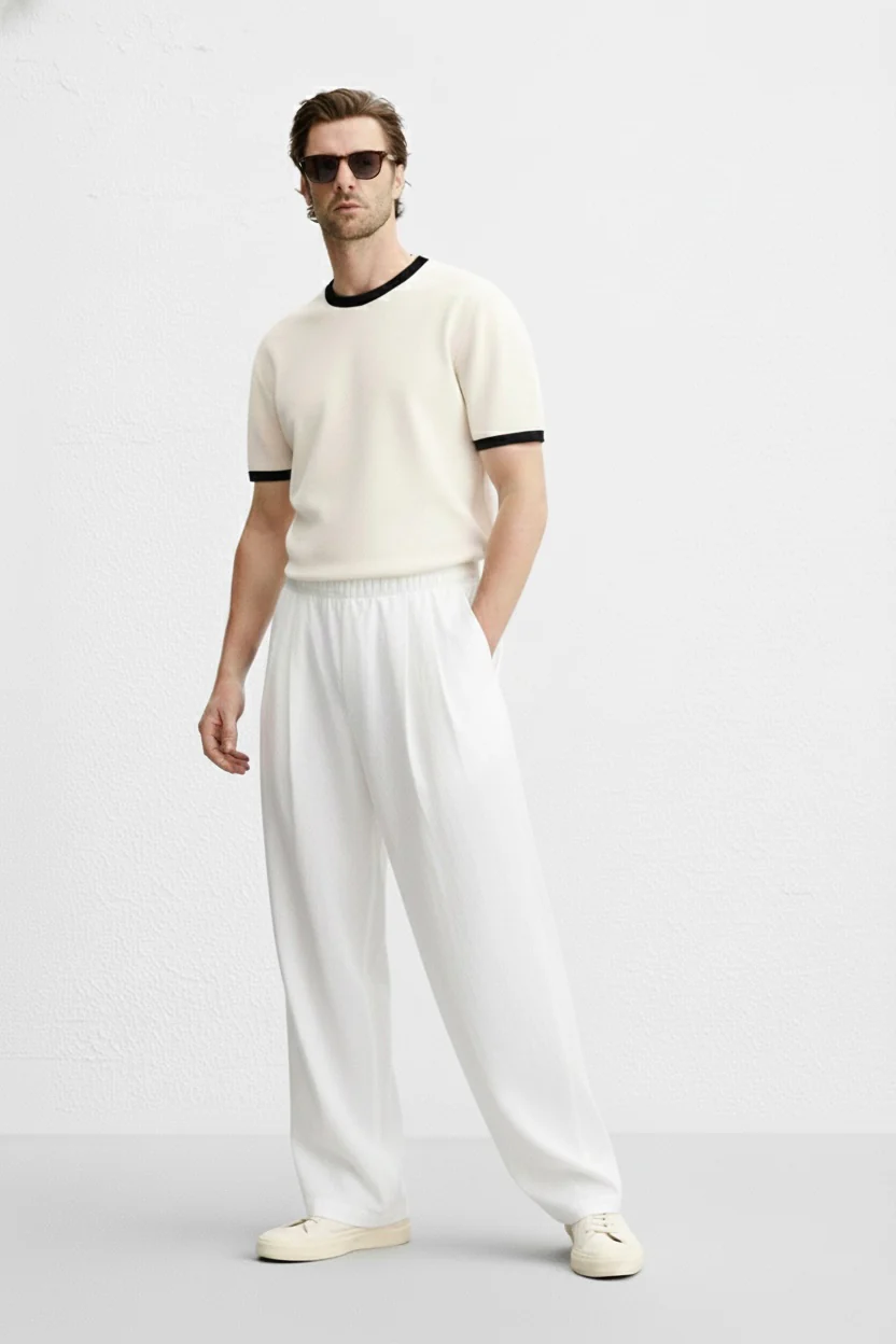 Modern Basic Baggy Pants - Image 5
