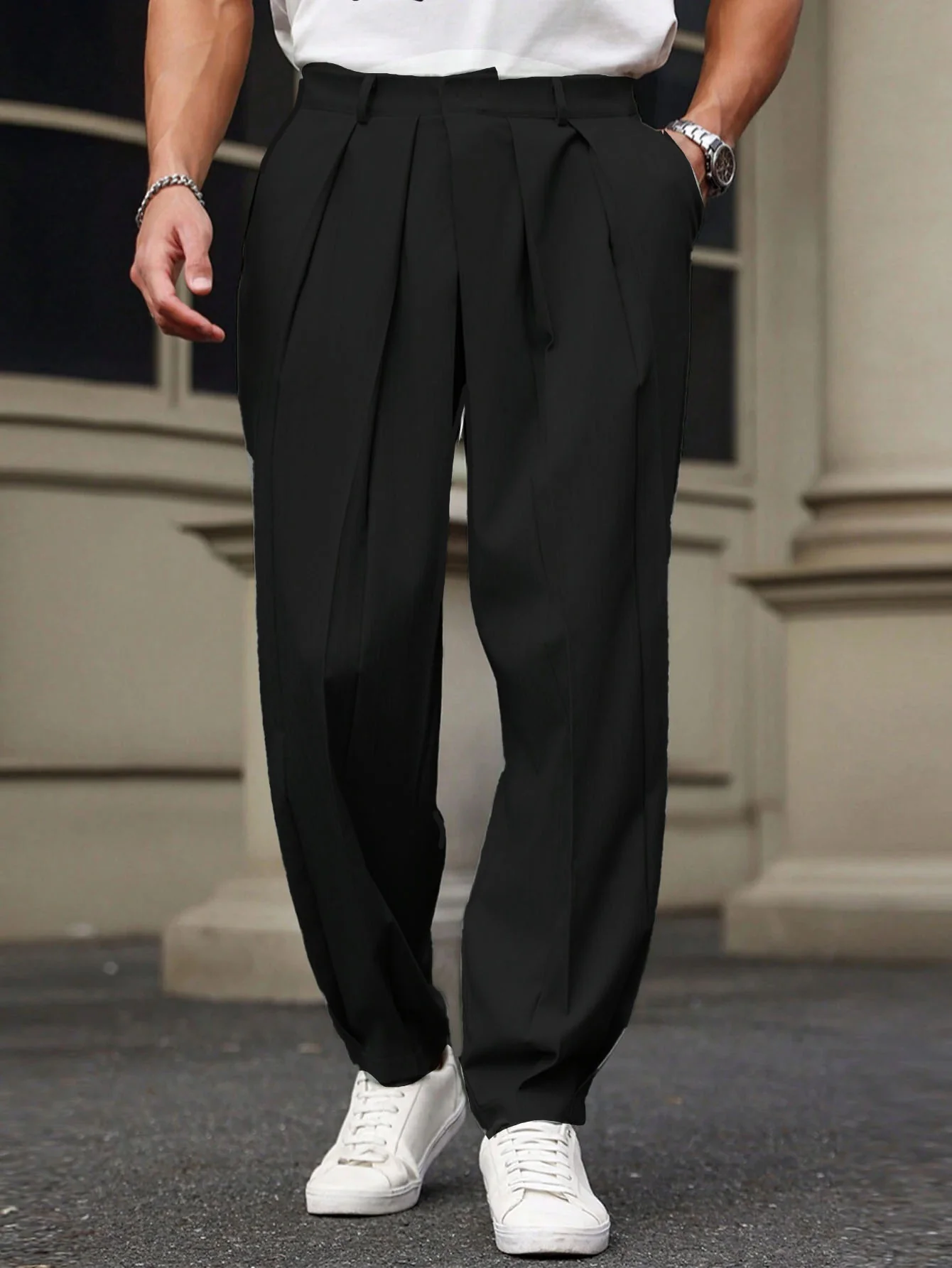 Neat Pleats Tailored Linen Pants - Image 10