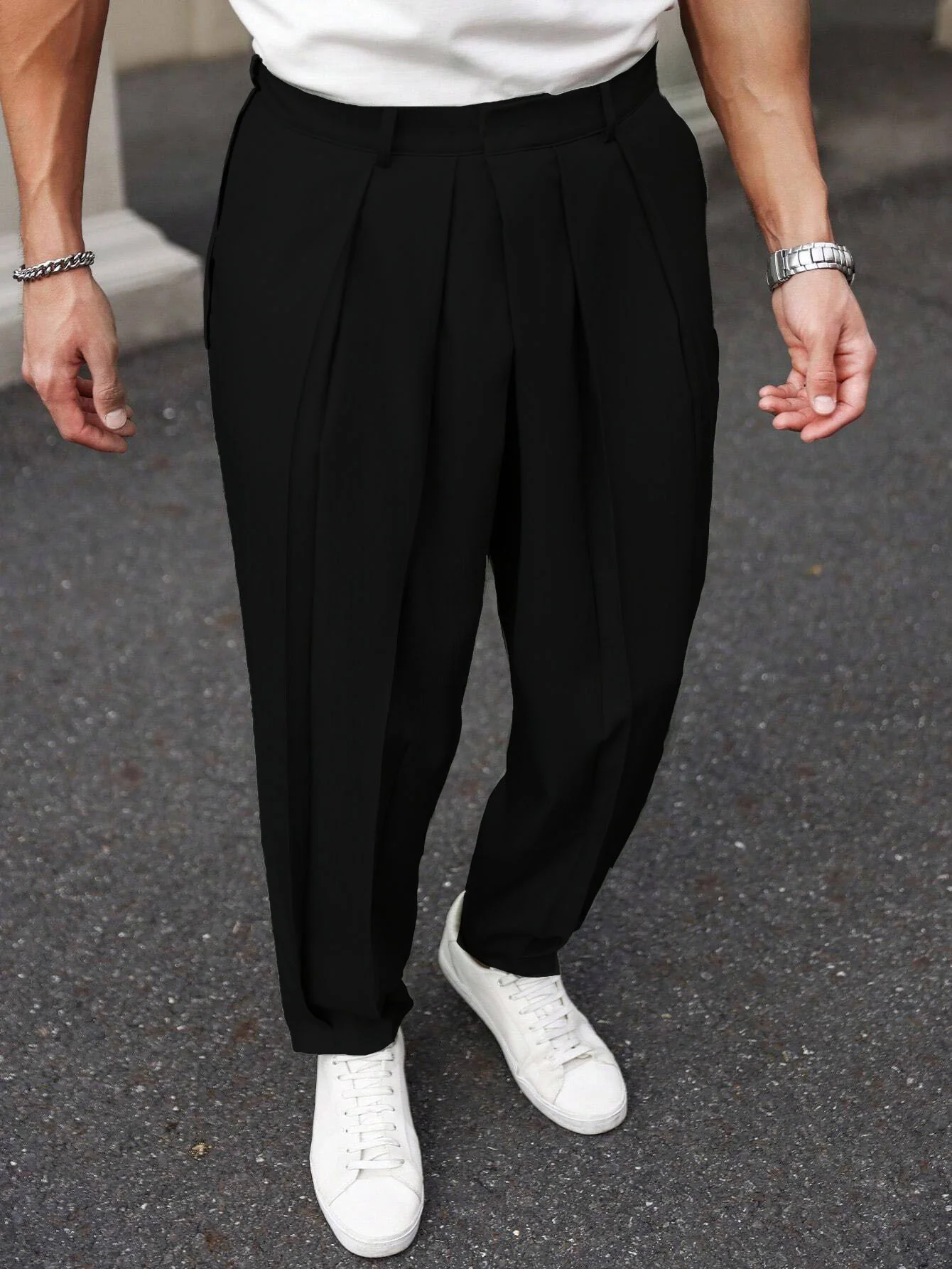 Neat Pleats Tailored Linen Pants - Image 11