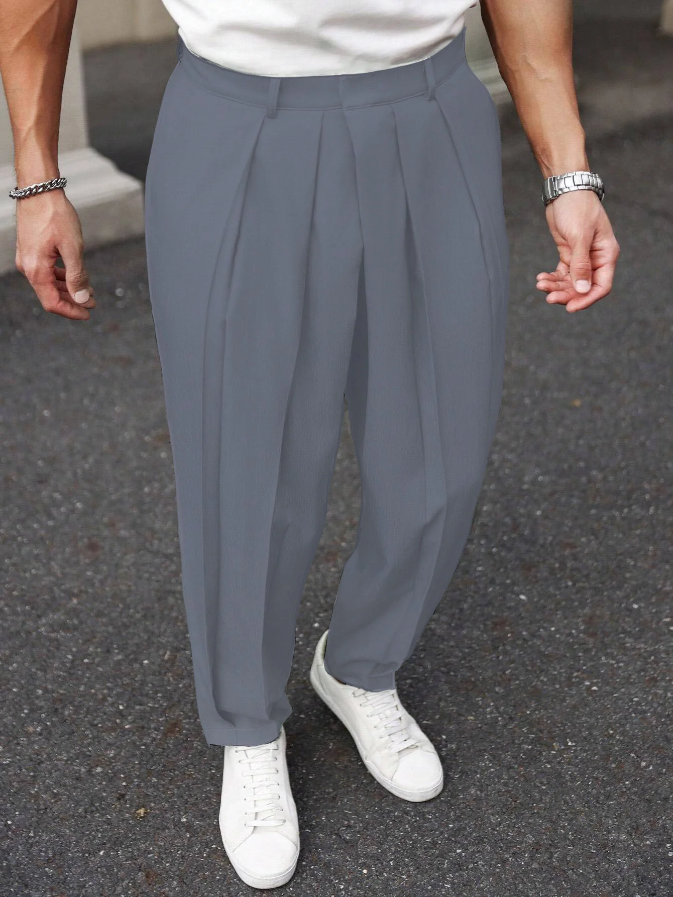 Neat Pleats Tailored Linen Pants - Image 14