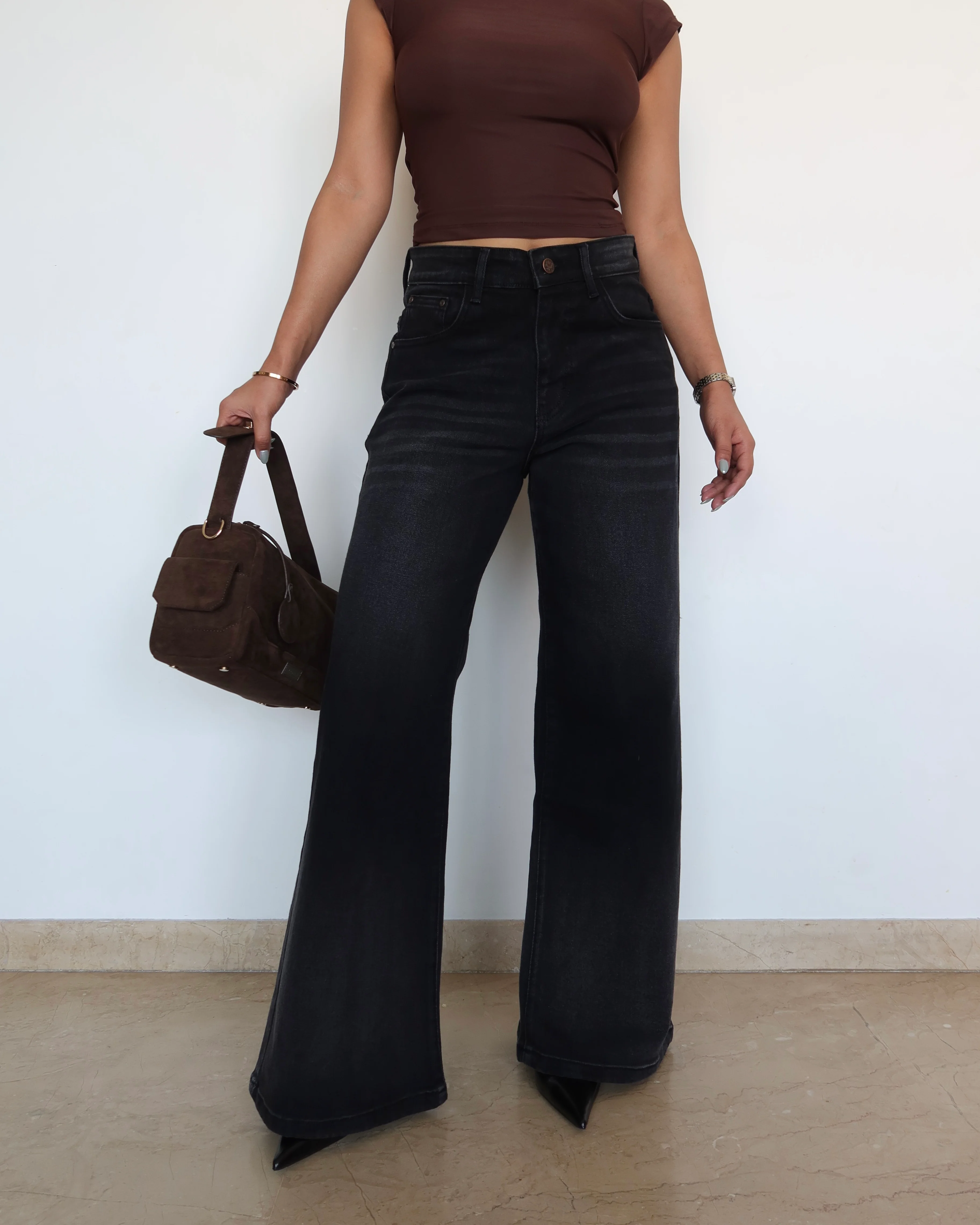 Night Burst Wide Leg Jeans - Image 6