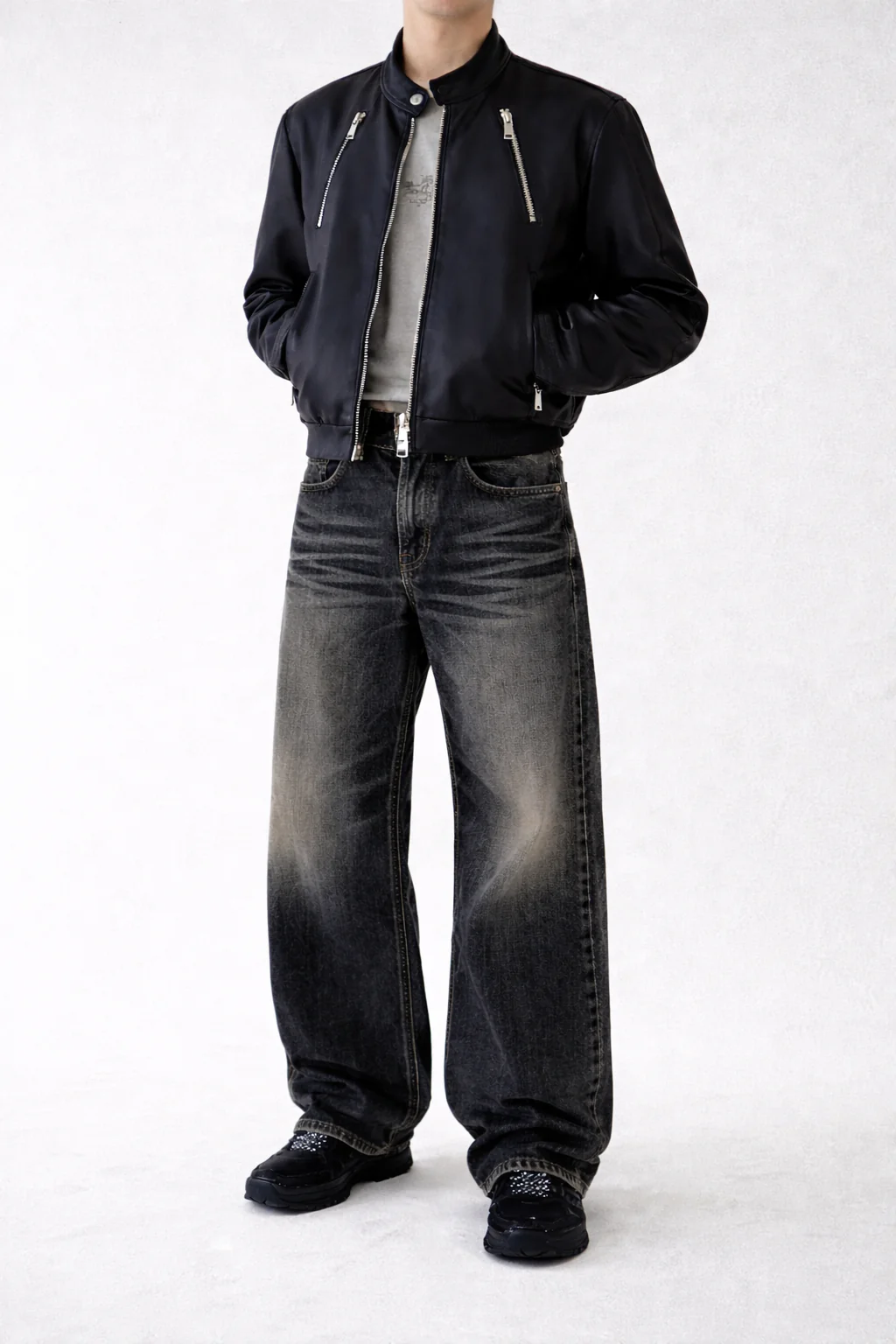 Night Vein Straight Fit Jeans