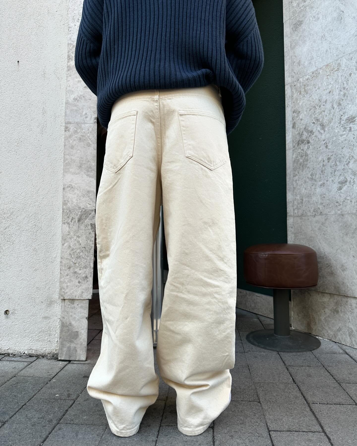 Nude Baggy Fit Straight Leg Jeans - Image 6