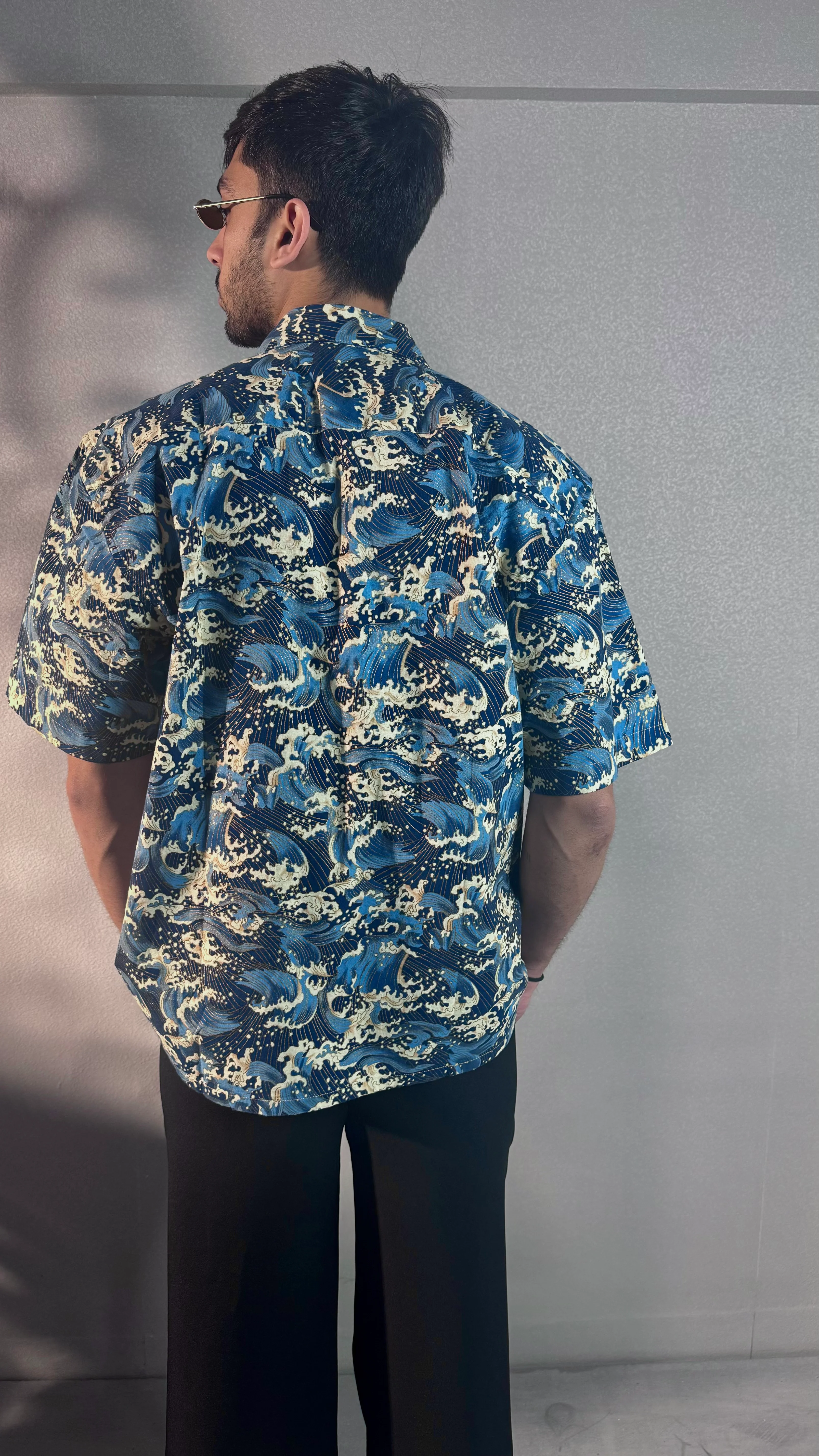 Ocean Wave Dynasty Structured Shirt - Image 6
