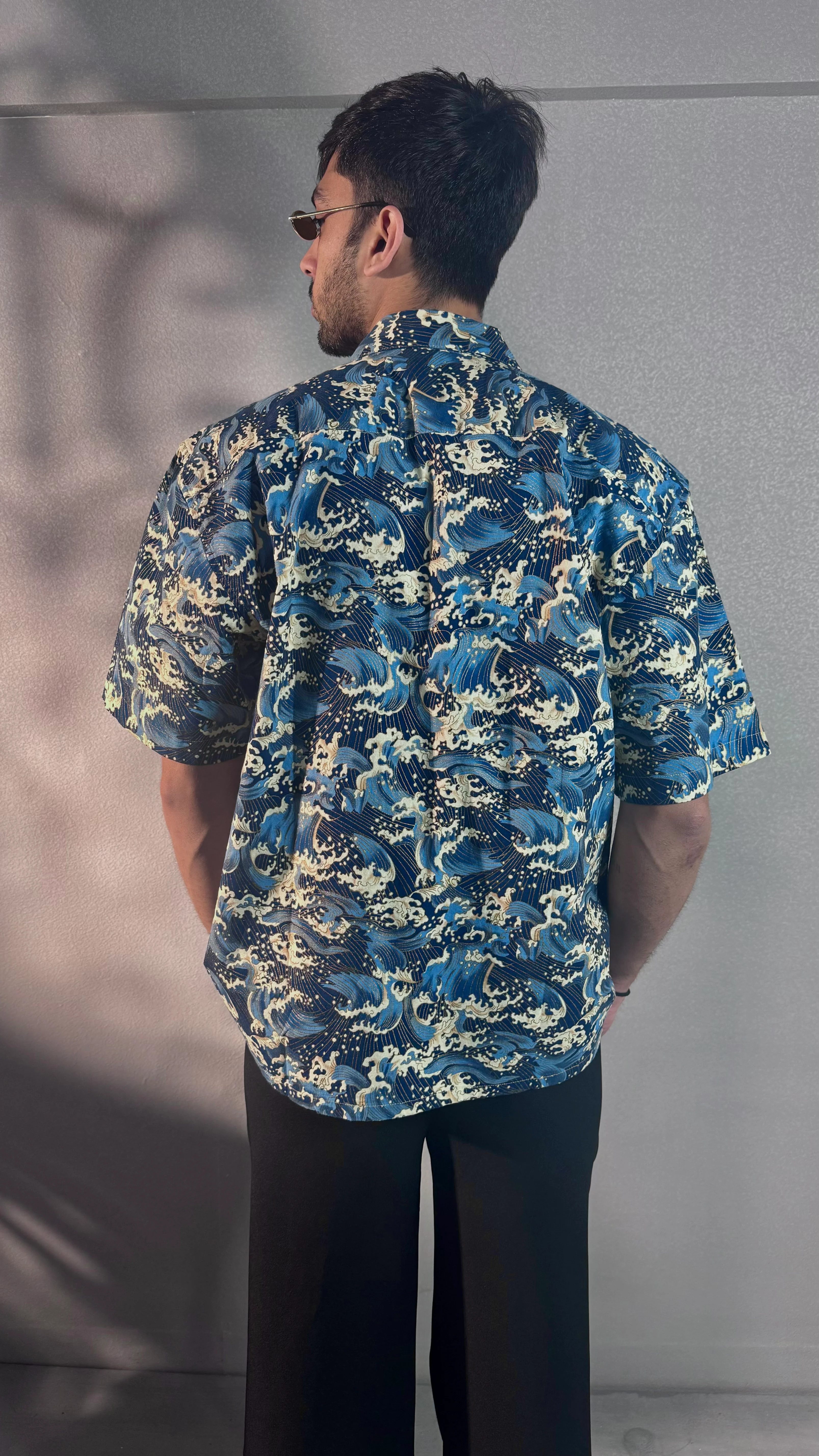 Ocean Wave Dynasty Structured Shirt - Image 8
