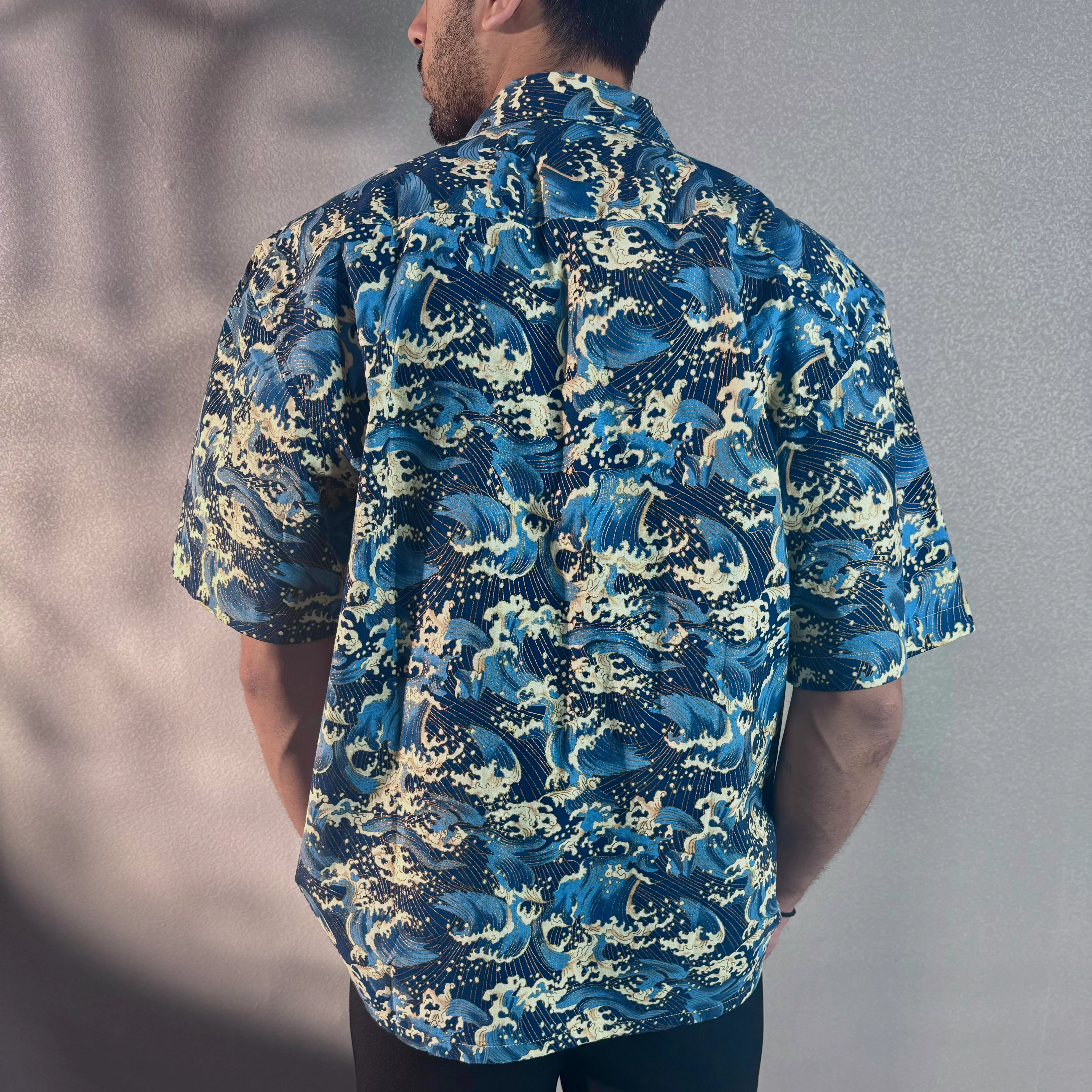 Ocean Wave Dynasty Structured Shirt - Image 9