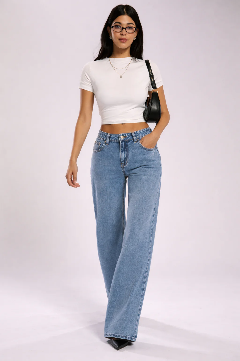Oh So Vintage Wide Leg Jeans - Image 5