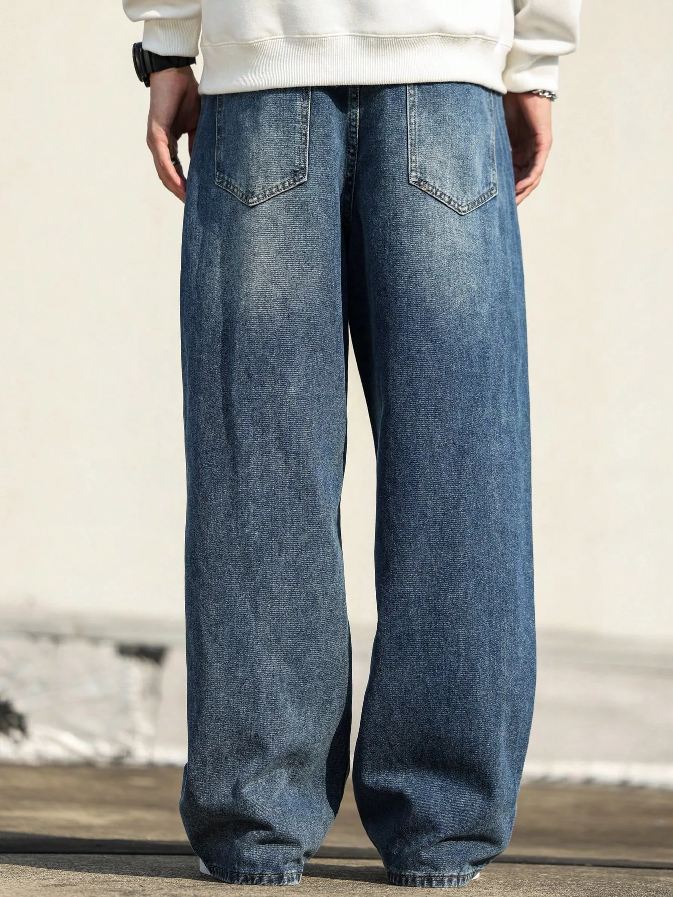 Phantom Blue Baggy Jeans - Image 4