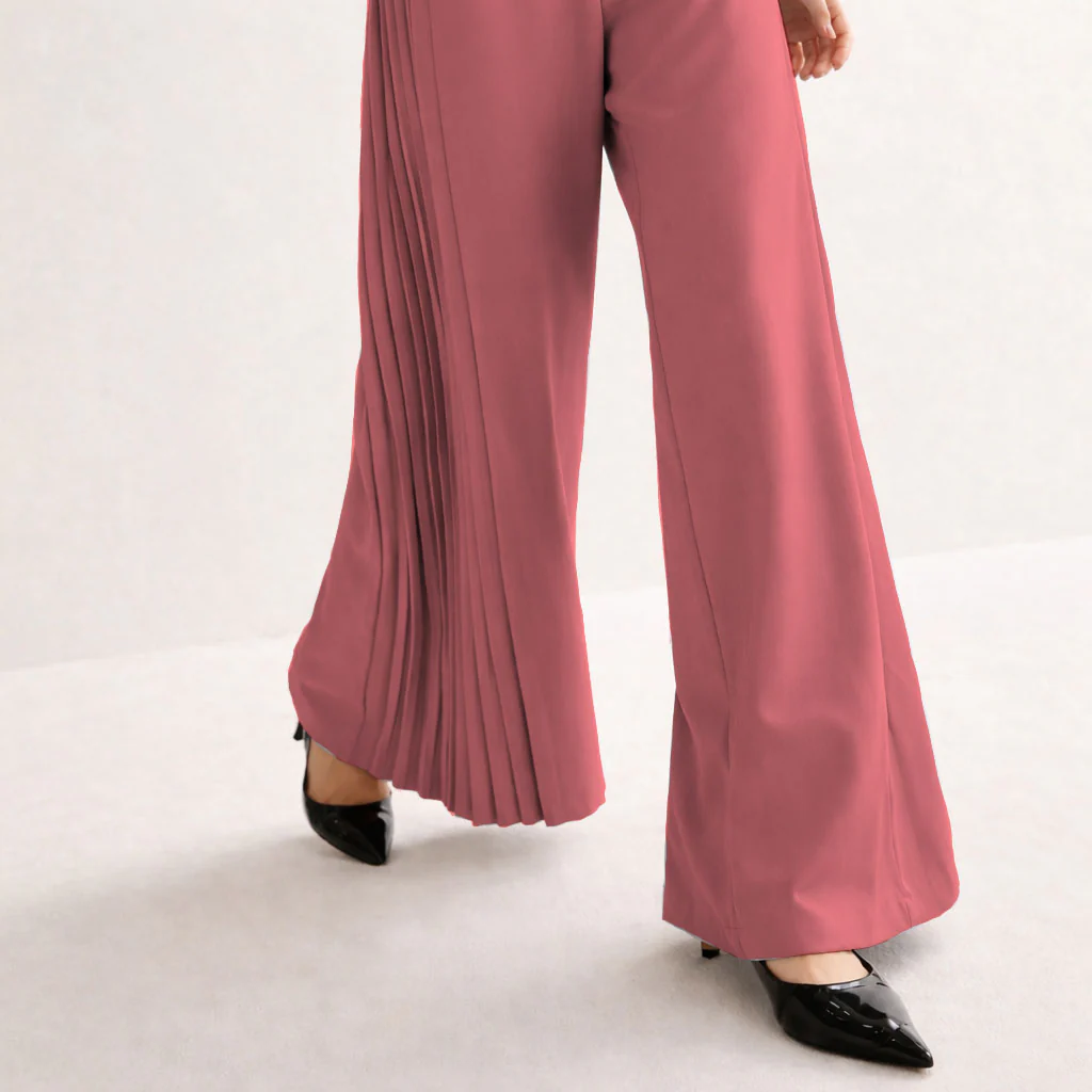 Pleat Please Wide Leg Pants - Image 12