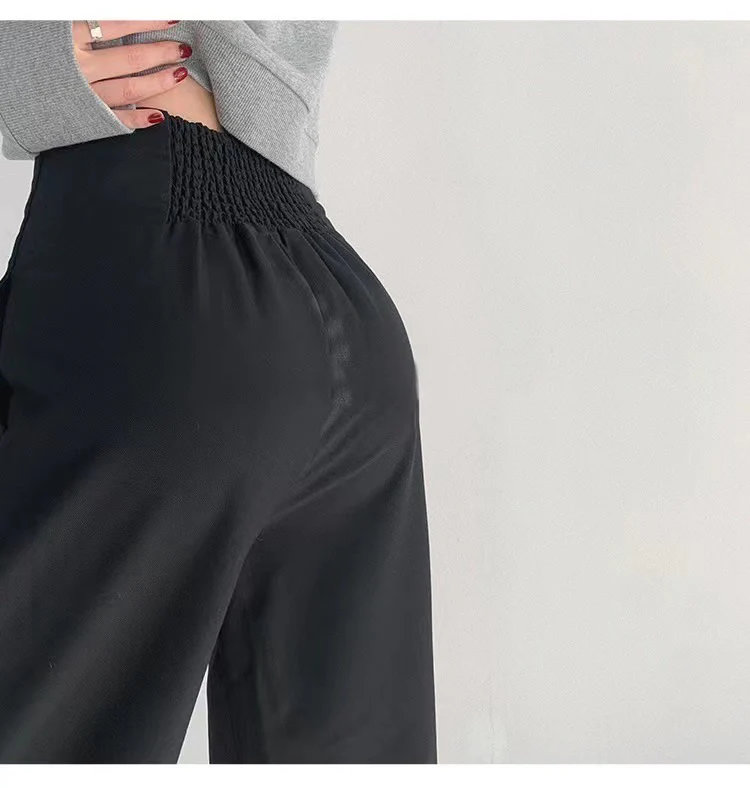 Pleated Detail High Waist Pants - Image 4