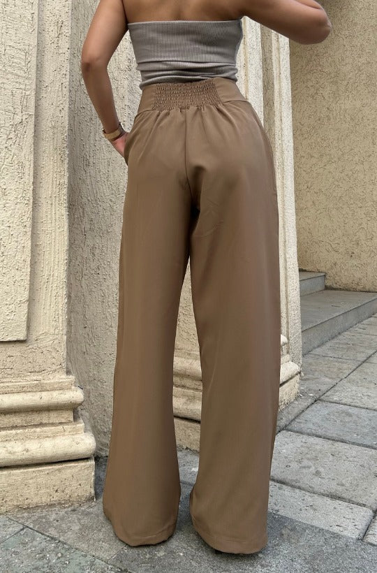 Pleated Detail High Waist Pants - Image 8