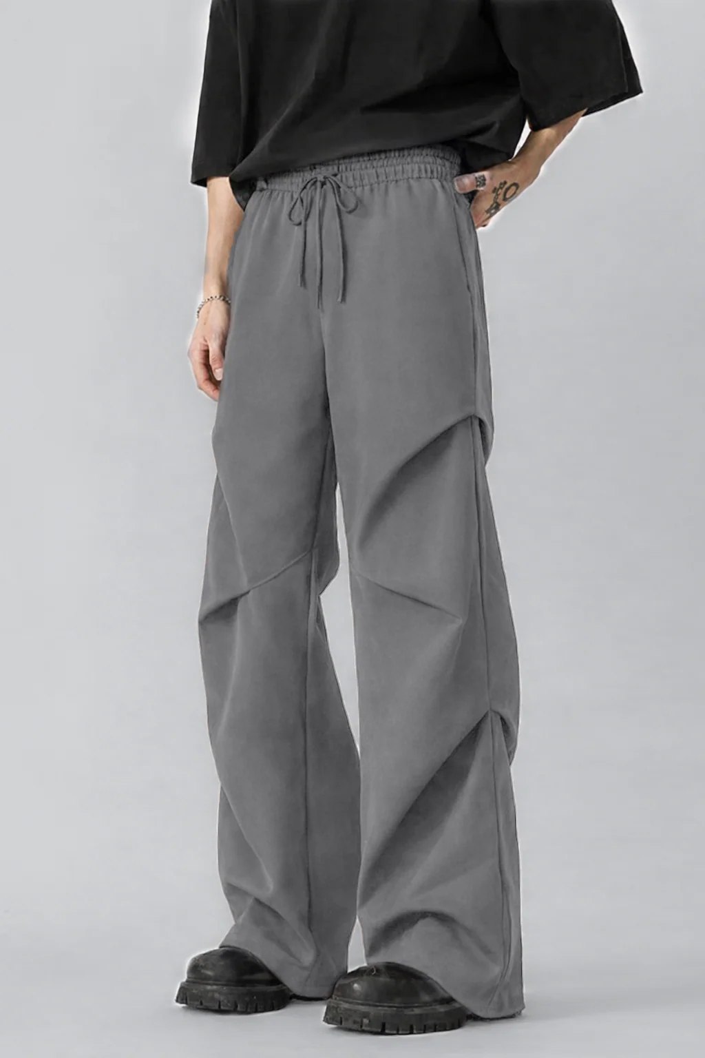 Prime Flare Pleat Relaxed Joggers - Image 6