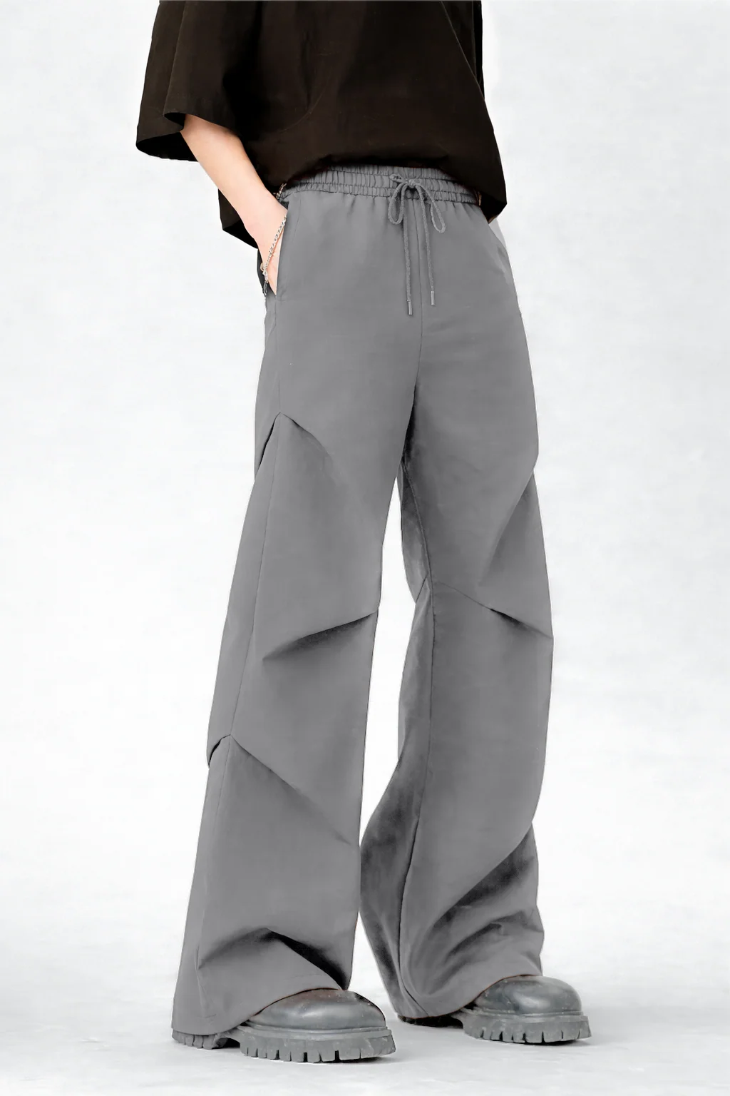 Prime Flare Pleat Relaxed Joggers - Image 7