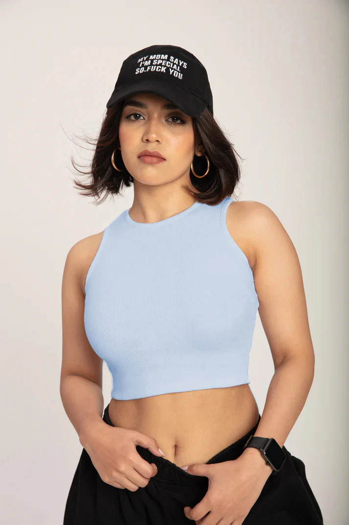 Rib Racer Vest Top - Image 10