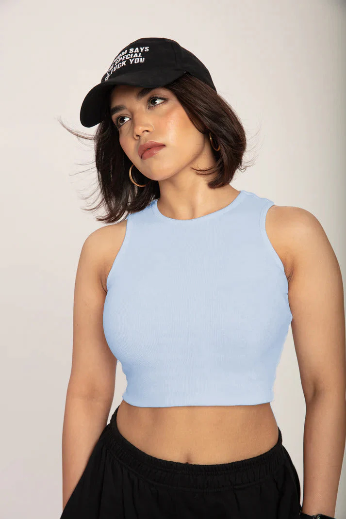 Rib Racer Vest Top - Image 12