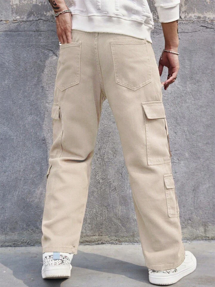 Sand Wash Nude Men Baggy Fit Cargo - Image 9