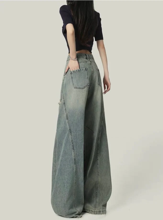Scar Blue Extra Baggy Jeans - Image 2