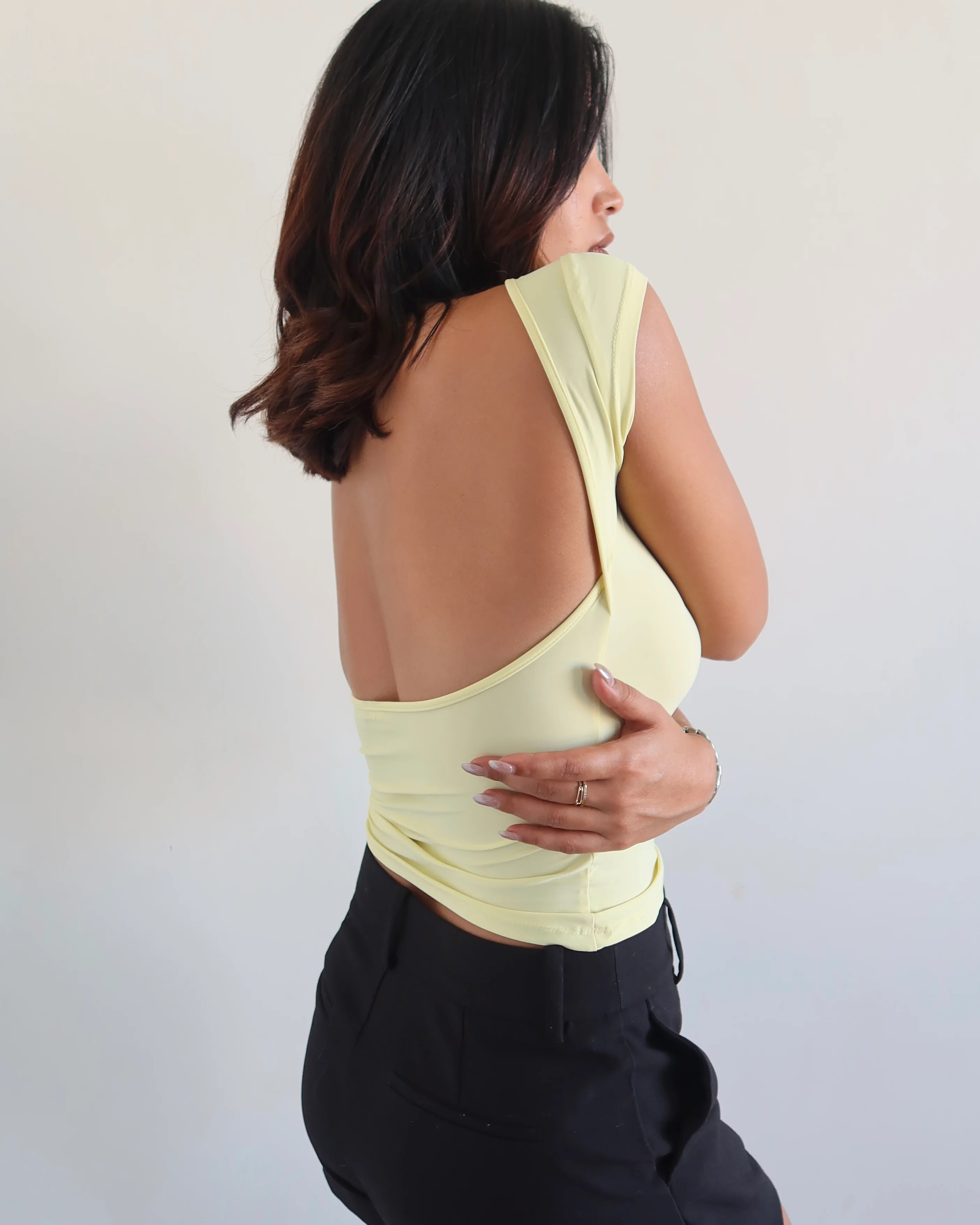 Scoop Back Fitted Top - Image 11
