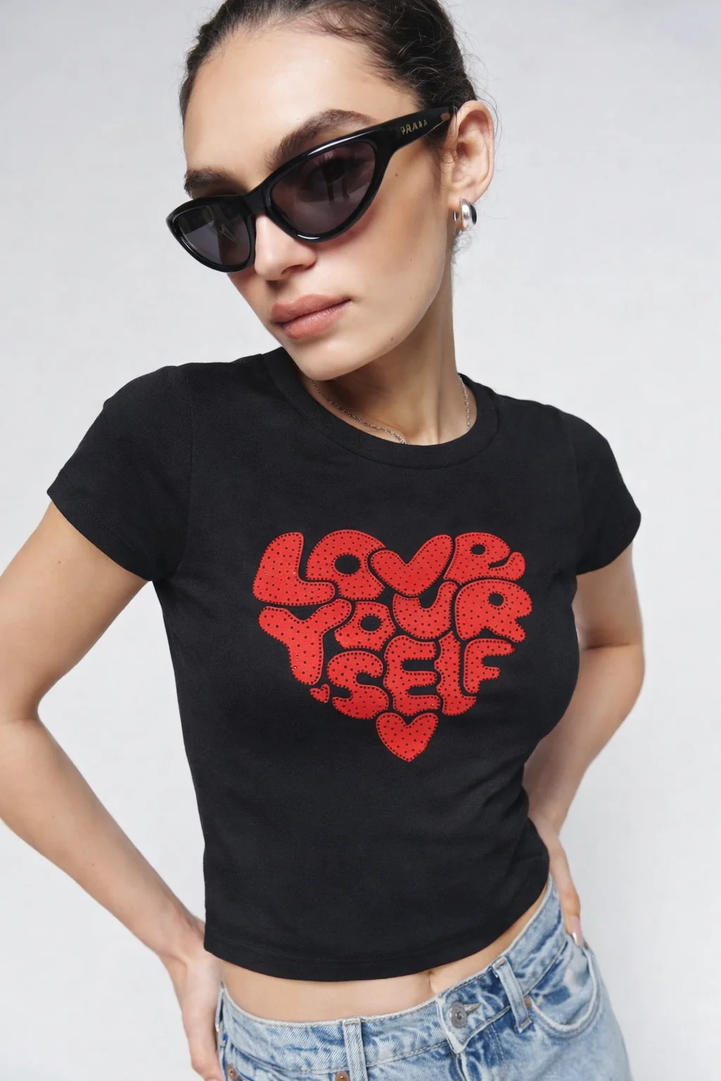 Self Shine Baby Tee - Image 8