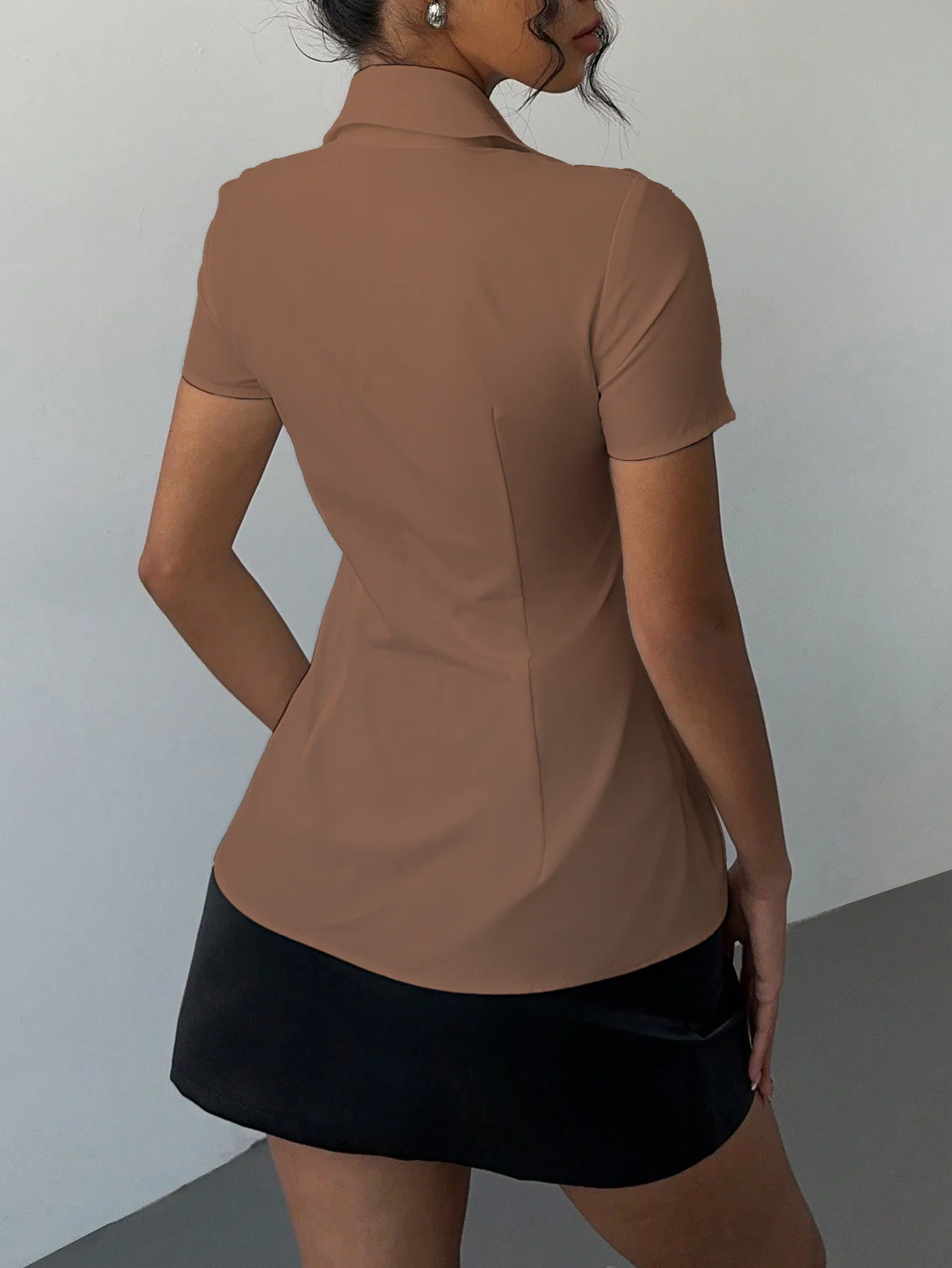 Snatched Fit Collar Shirt - Image 23