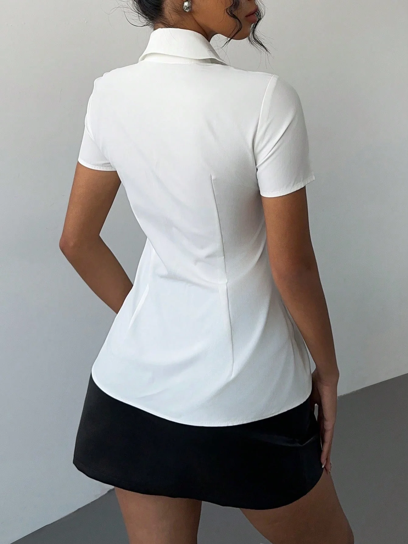 Snatched Fit Collar Shirt - Image 3