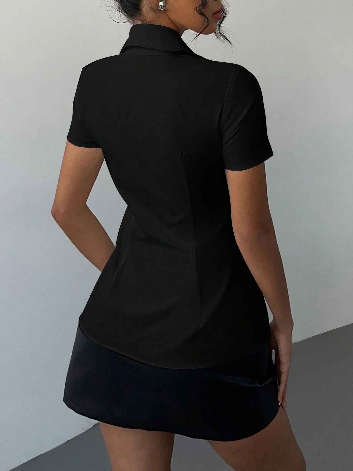 Snatched Fit Collar Shirt - Image 7