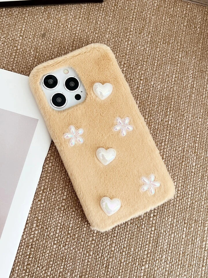 Soft Fur 3D Charm Iphone Cover - Image 5