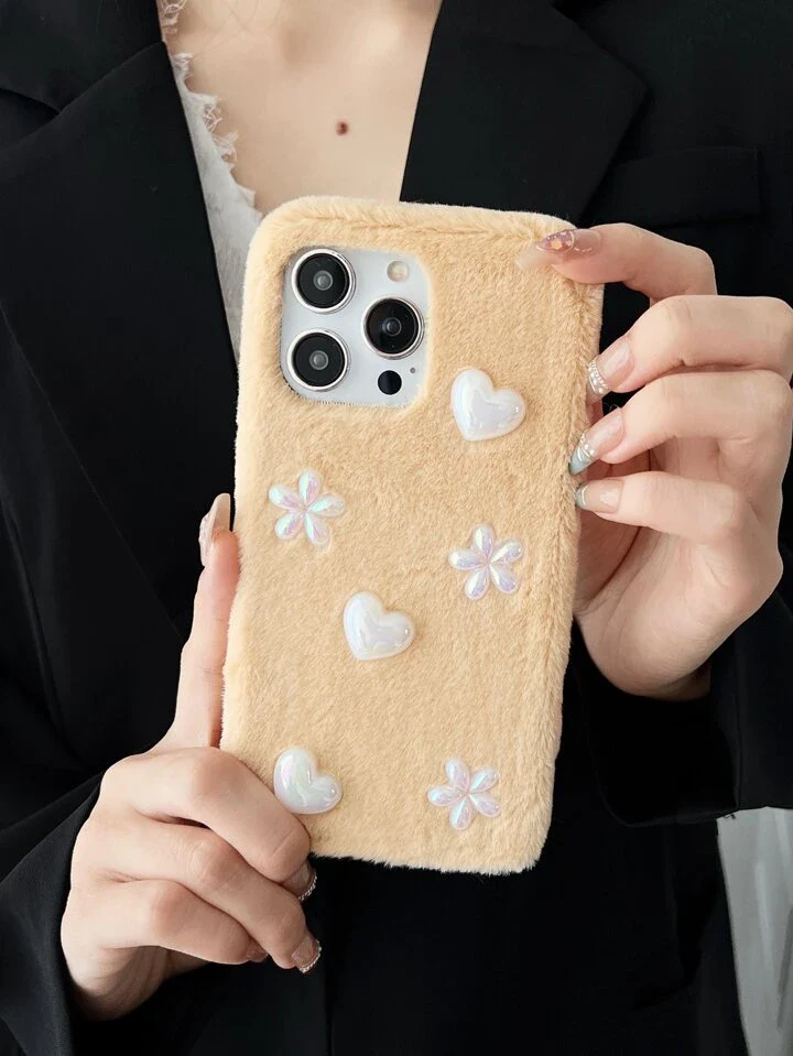 Soft Fur 3D Charm Iphone Cover - Image 6