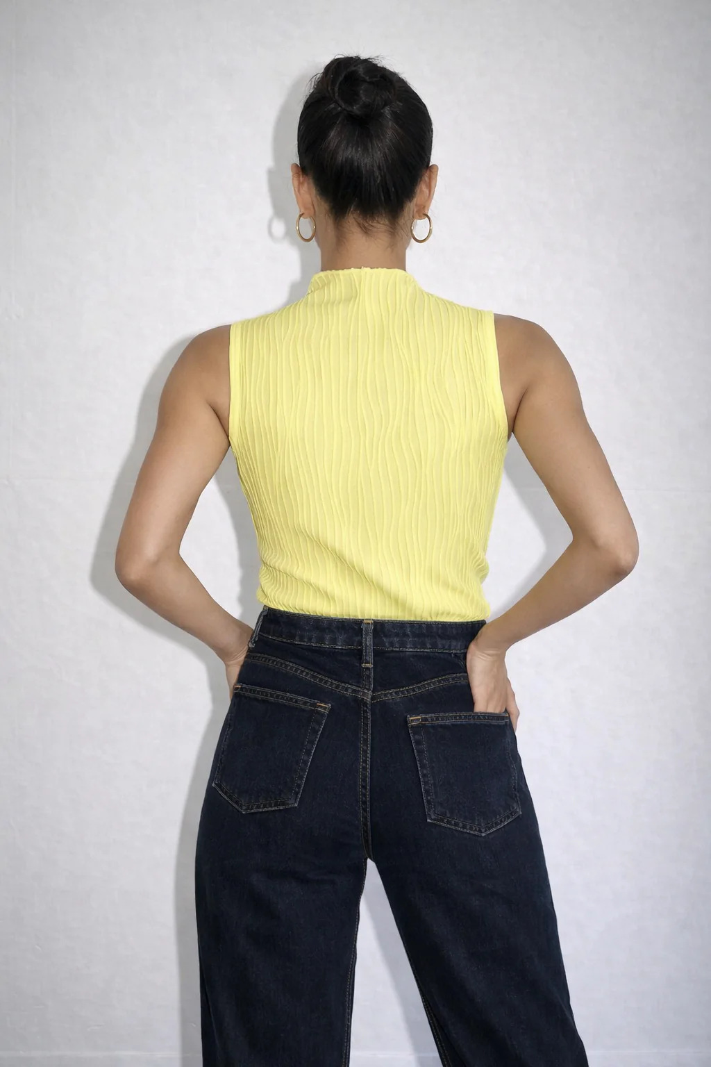 Soft High Neck Textured Top - Image 22