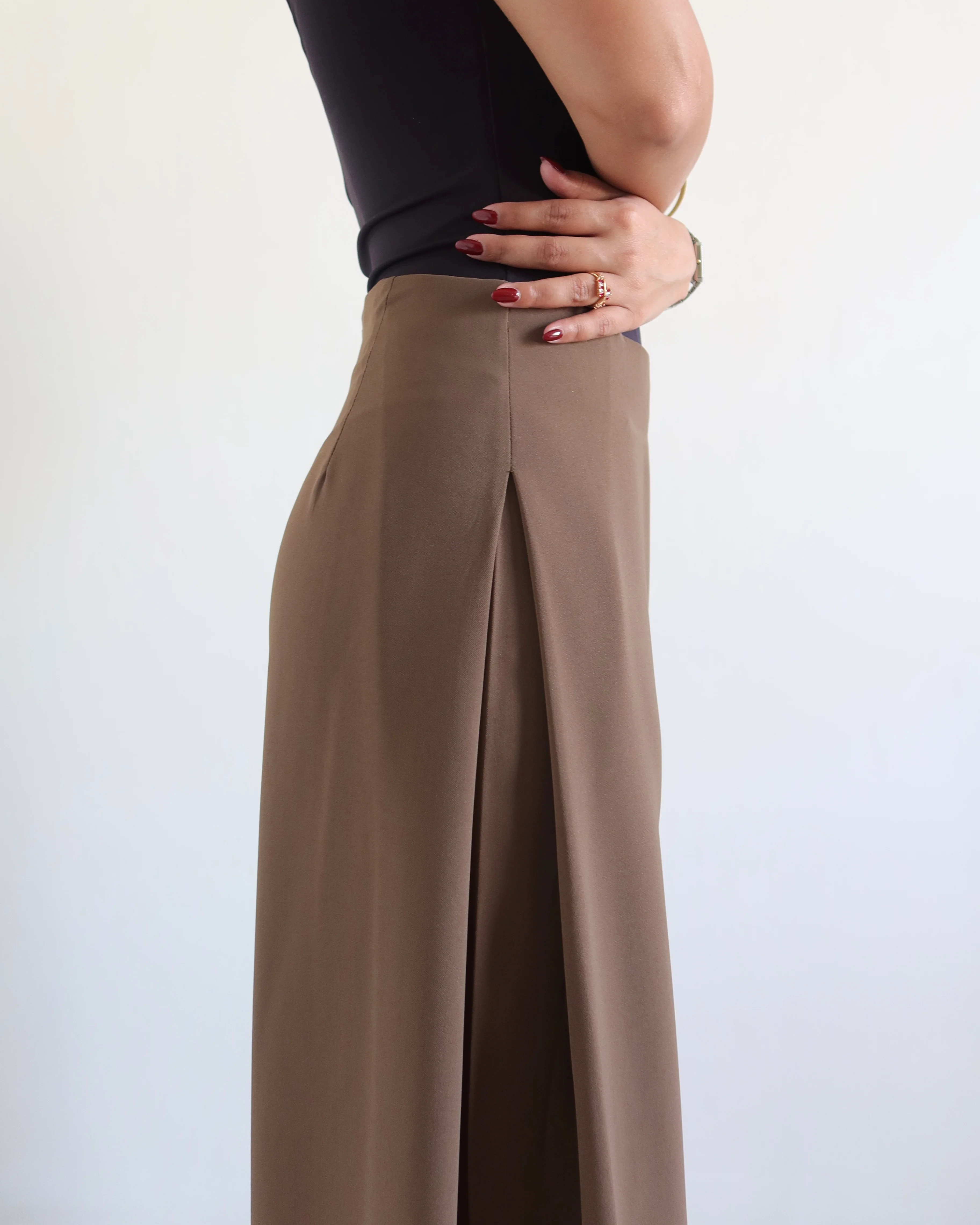 Soft Structure Side Draped Trousers - Image 12