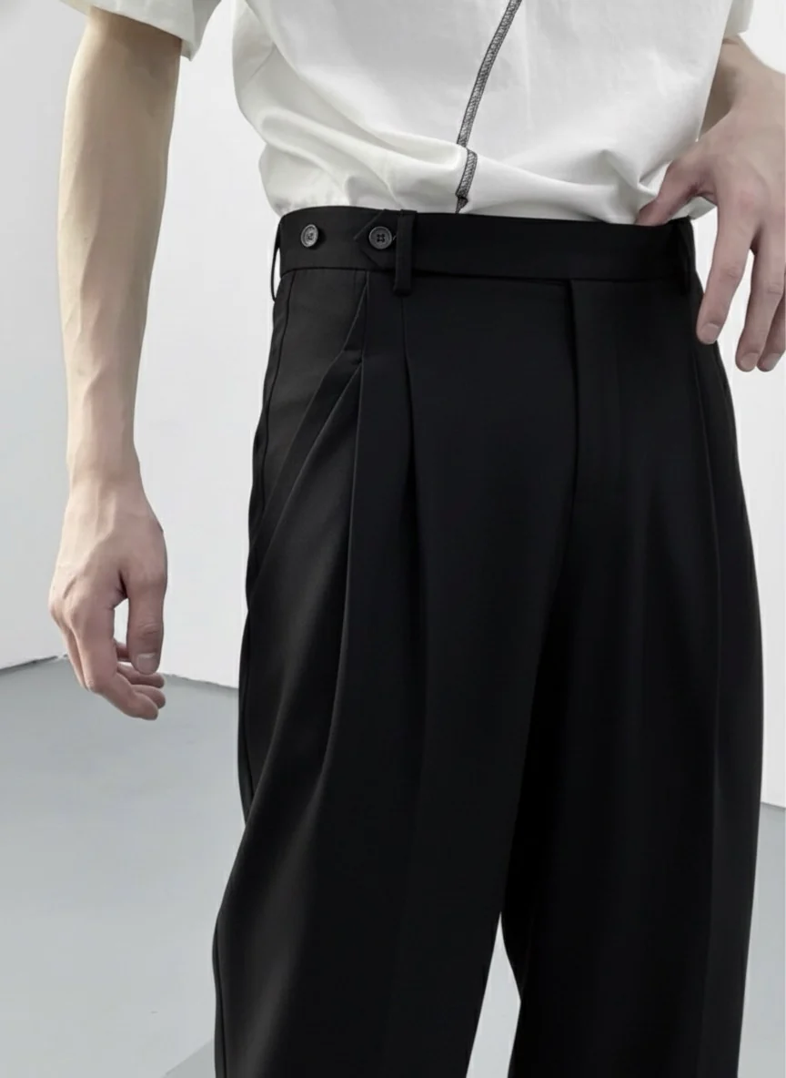 Spanish Cut Pleated Pants - Image 8