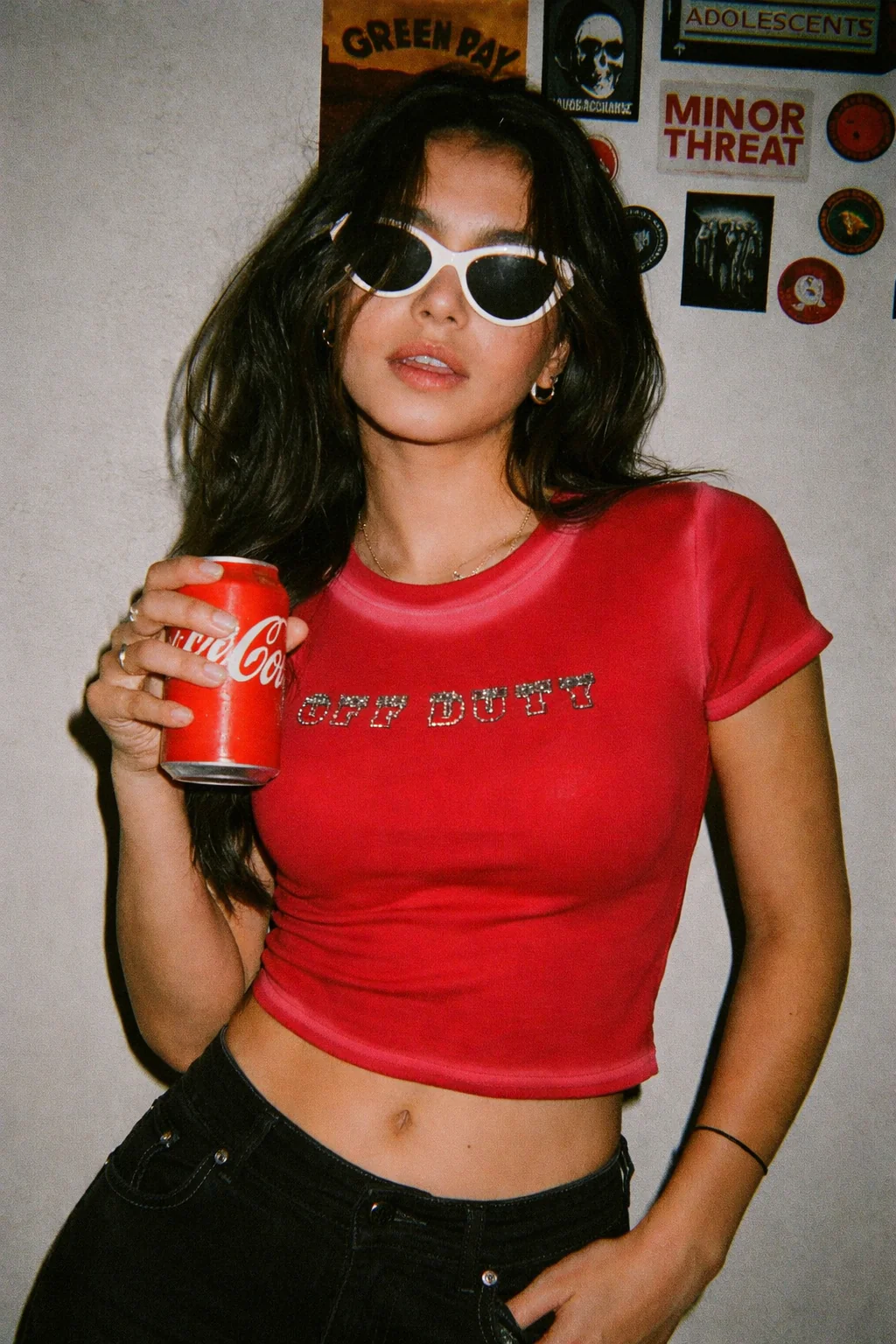 Spray Edge Cropped Tee - Image 9