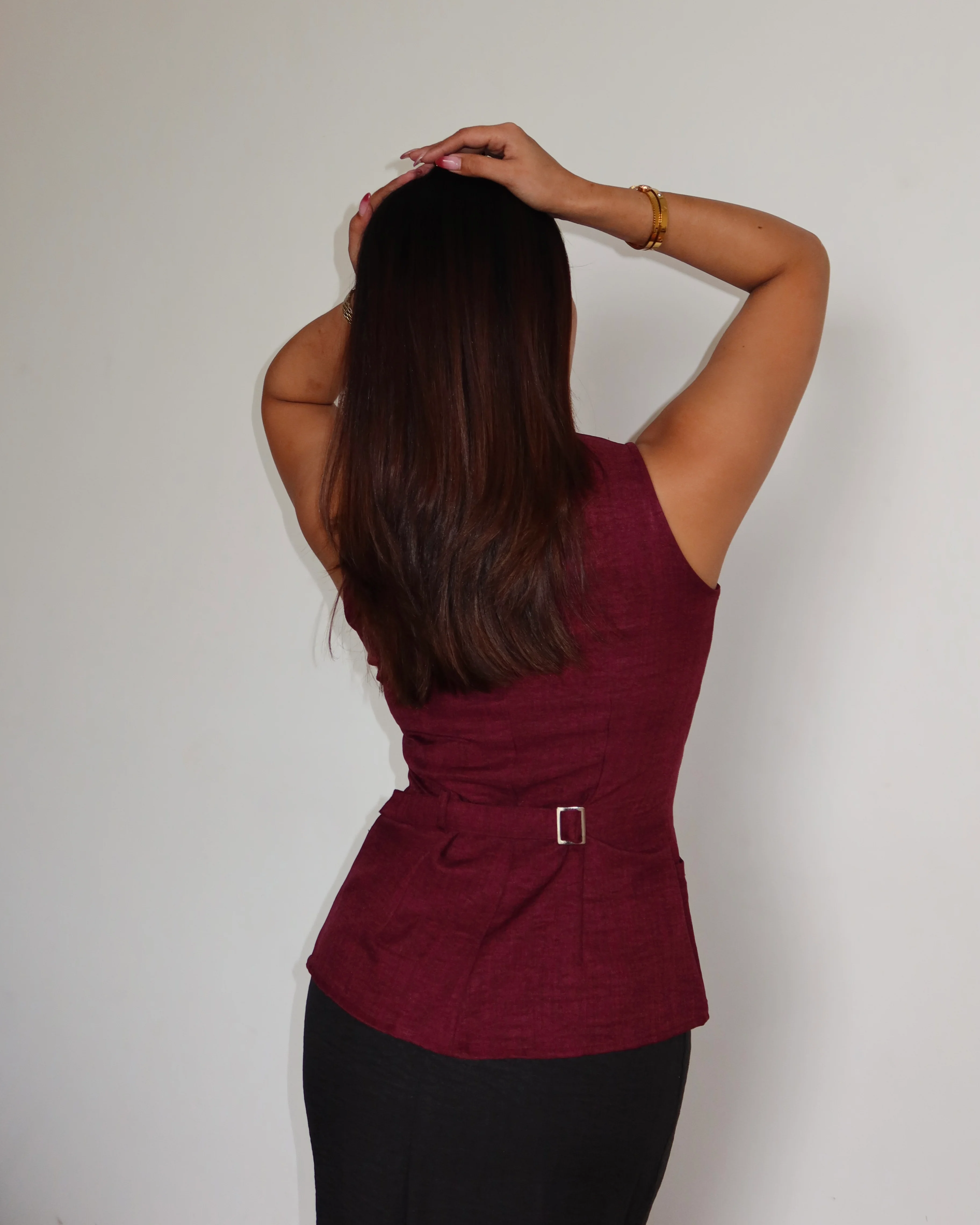 Square Neck Vest Top - Image 8