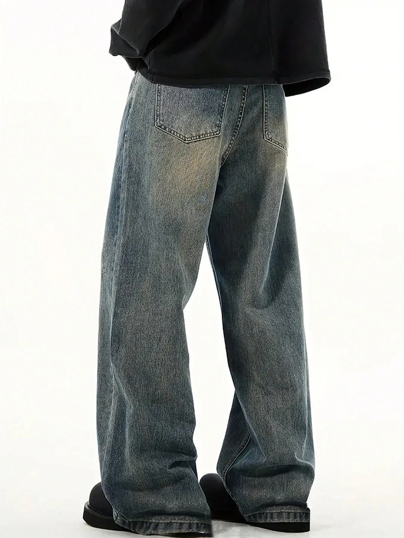Blue Screen Super Baggy Jeans - Image 4