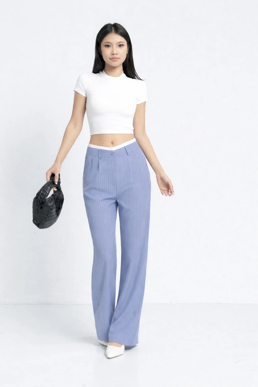 Striped Boxer Wide Leg Trousers - Image 10