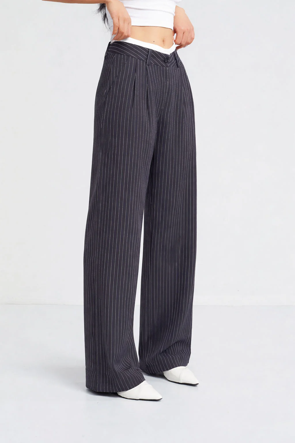 Striped Boxer Wide Leg Trousers - Image 22