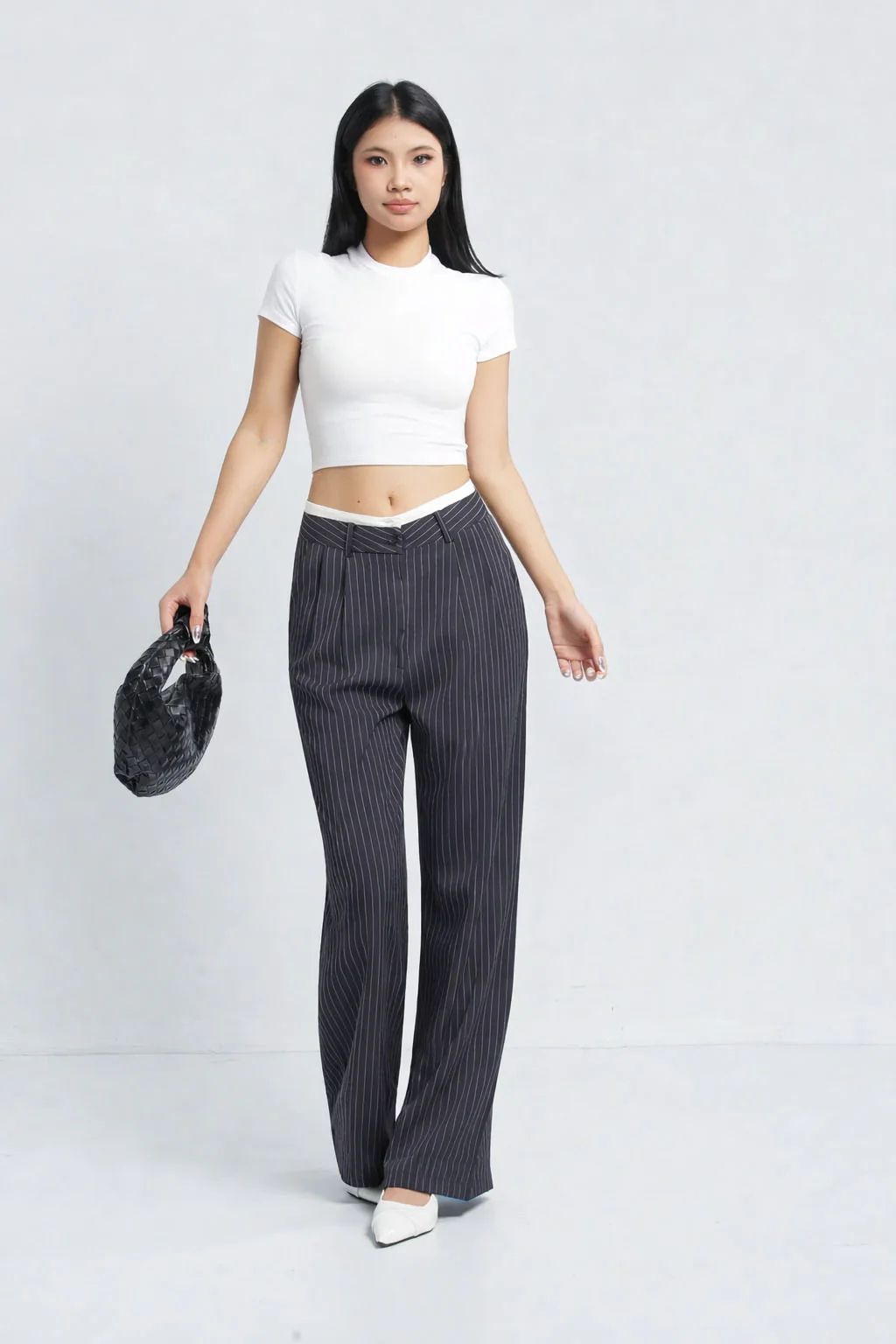 Striped Boxer Wide Leg Trousers - Image 24