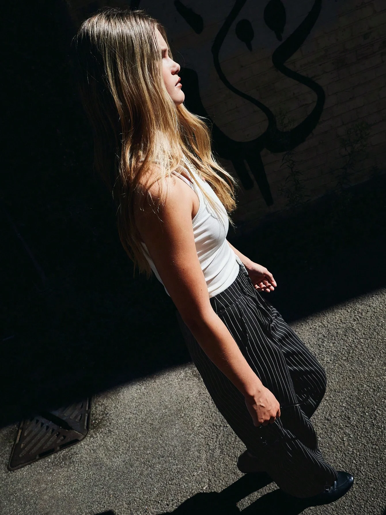 Striped Boxer Wide Leg Trousers - Image 30