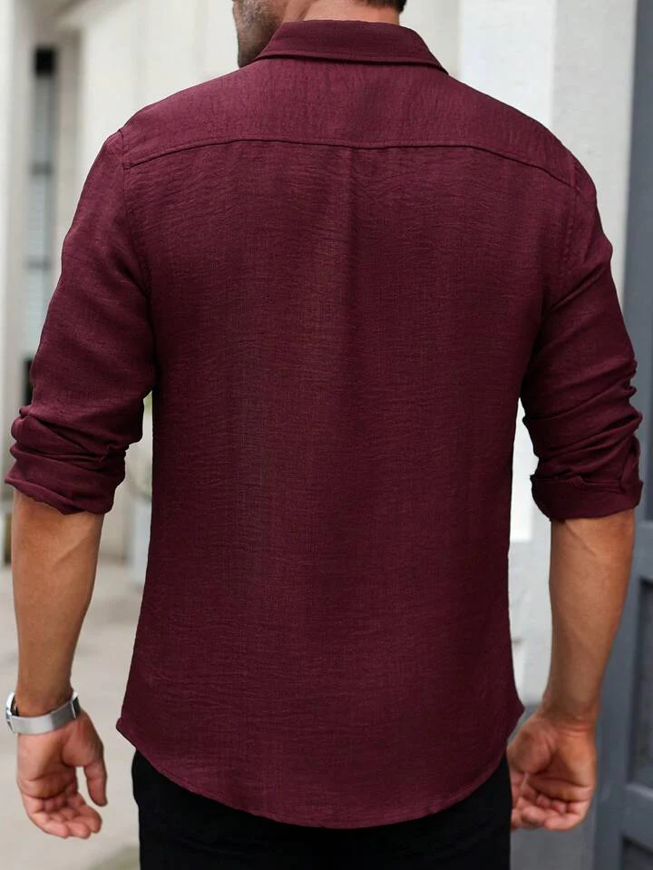 Super Soft Linen Long Sleeve Shirt - Image 36