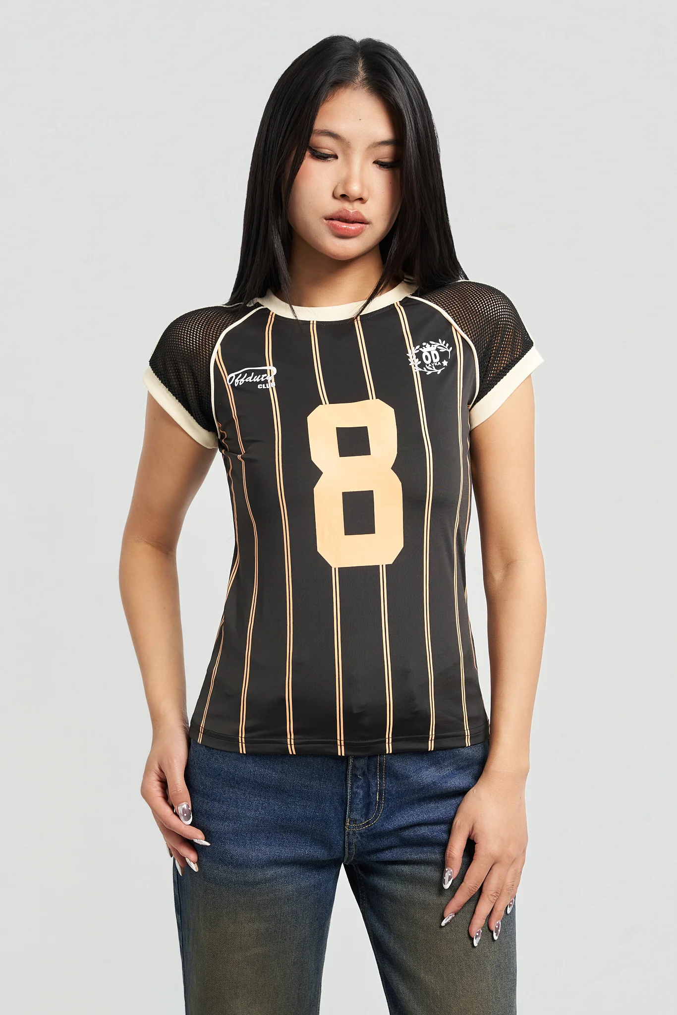 The Playfield Mesh Sleeve Top - Image 2