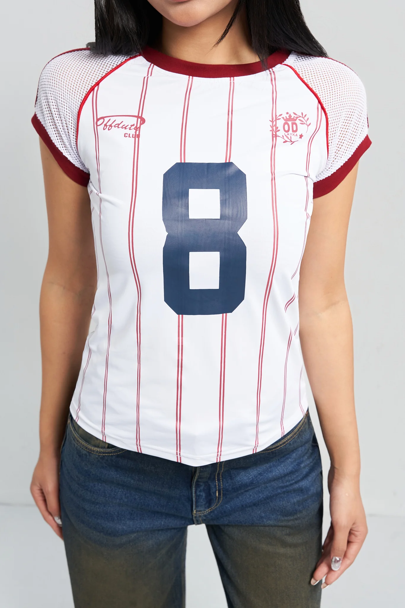 The Playfield Mesh Sleeve Top - Image 8