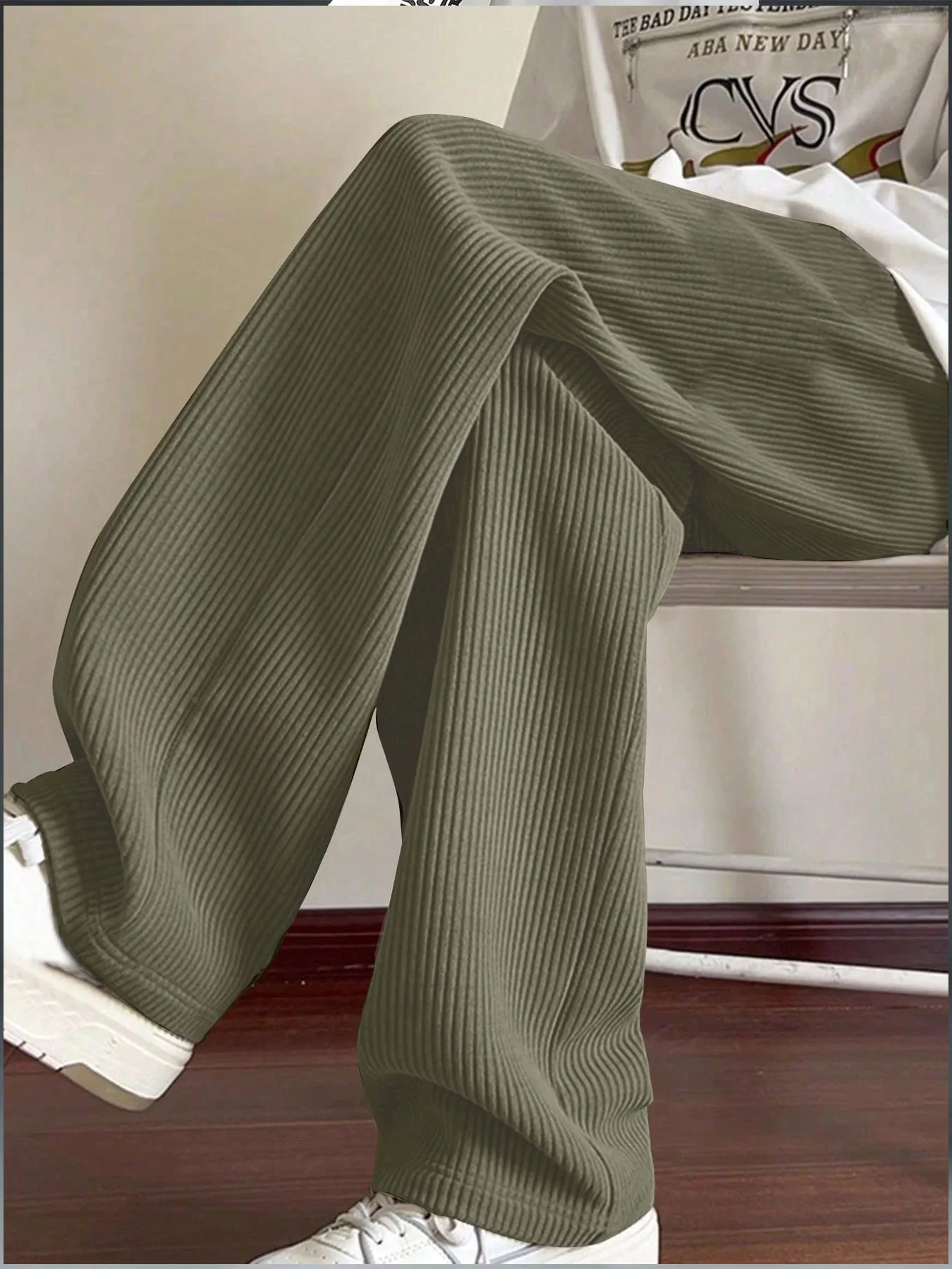 Timeless Rib Drawstring Joggers - Image 9