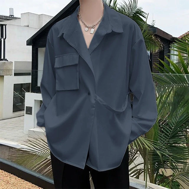 Tokyo Style With Belt Oversized Shirt - Image 10