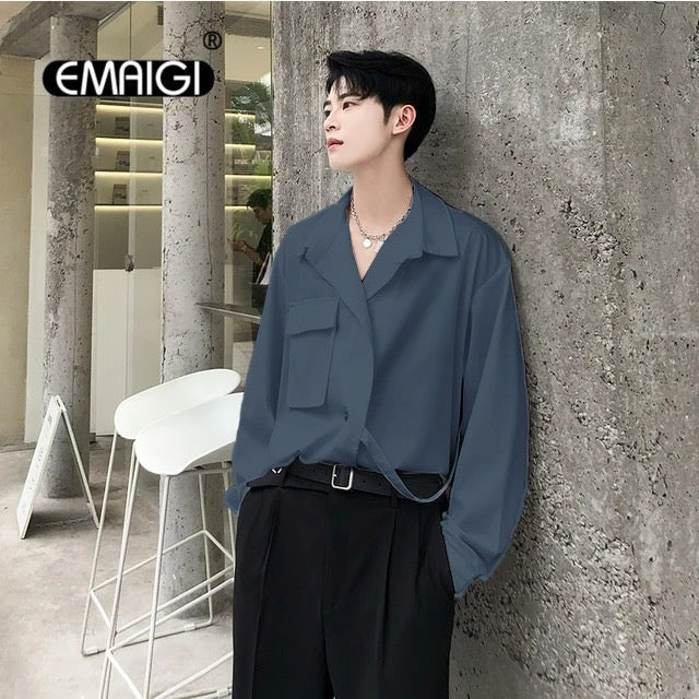 Tokyo Style With Belt Oversized Shirt - Image 12