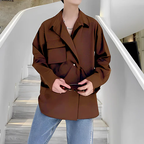 Tokyo Style With Belt Oversized Shirt - Image 8