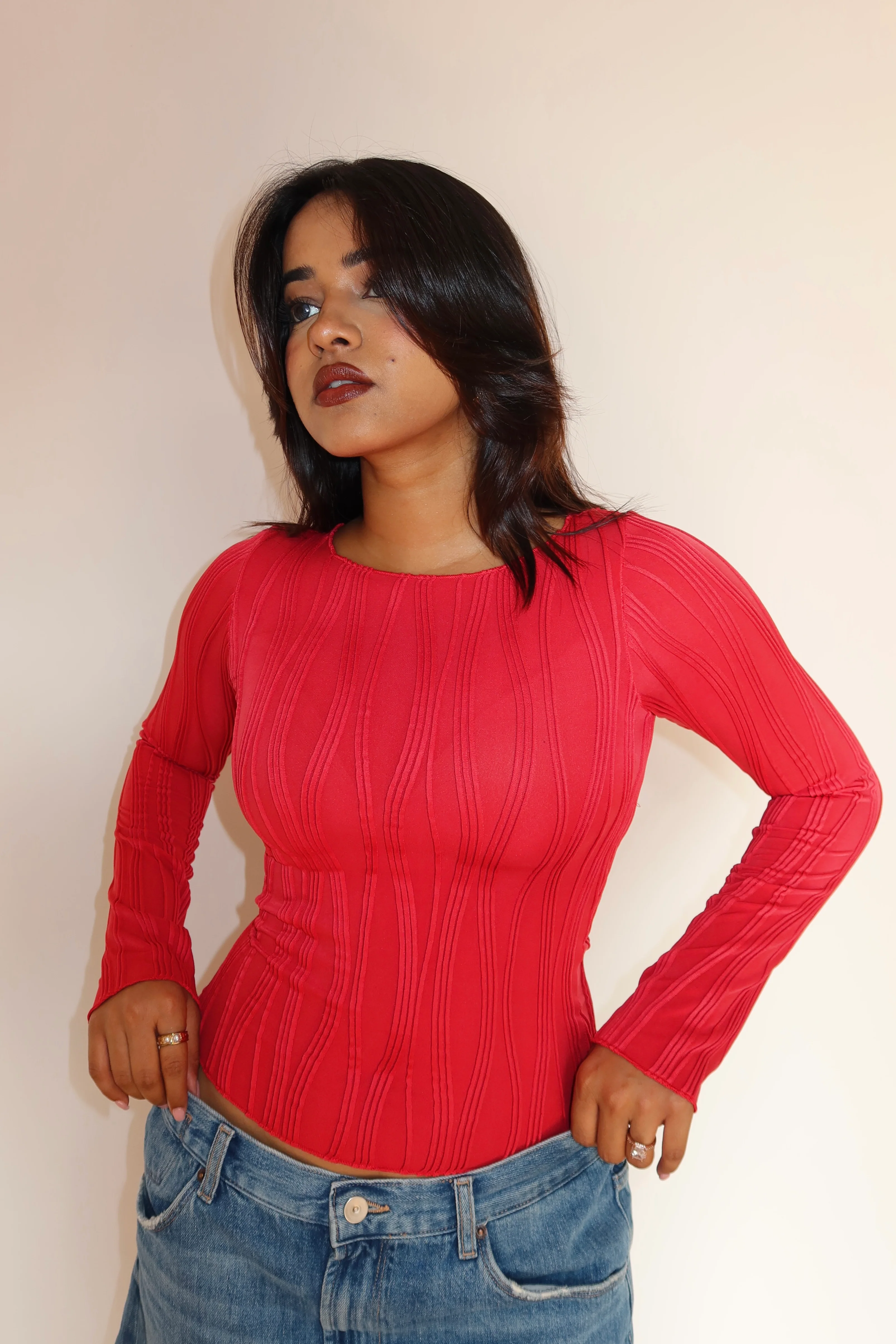 Wavy Aura Full Sleeve Top - Image 10